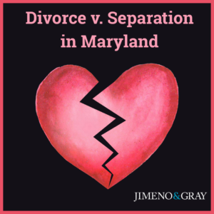 separation in Maryland